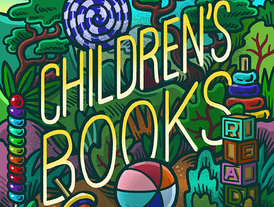 Children's Books 2022 book review childrens books drawing guide to summer books hand lettering illustrated type illustration landscape lettering mario summer books the wall street journal typography wsj zucca