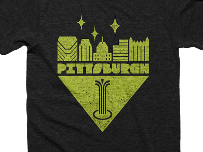 Retro Pittsburgh Shirt city of champions cotton bureau golden triangle pittsburgh point state park shirt yinzer