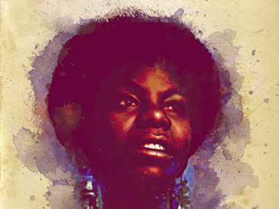 Nina Simone birthday drawing illustration jazz mario nina simone portrait singer zucca