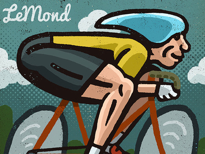 Greg Lemond Portrait bicycle cycling drawing greg lemond illustration lance armstrong mario portrait tour de france zucca