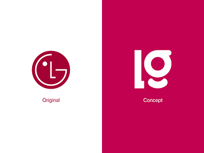 LG Logo Redesign branding clean design flat design flatlogo good life lg logo logo logo design logo redesign logodesign logoredesign logotype minimal minimalism minimalist minimalist logo redesign redesign concept smile