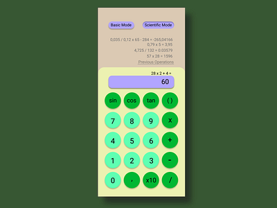 Daily UI #004, Calculator Interface dailylogochallenge dailyui dailyui 004 design flat ui
