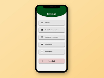 Daily UI #007, Settings Page dailyui dailyui 007 design settings settingspage ui