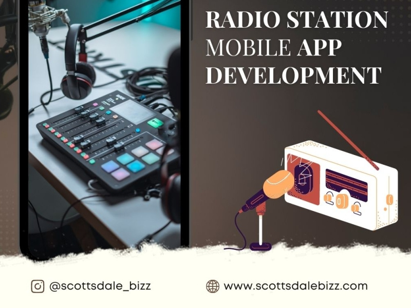 Radio Station App Development Company by Scottsdale Bizz on Dribbble