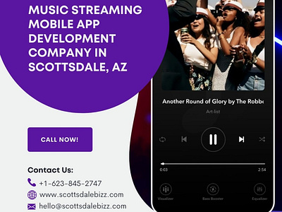 Music Streaming App Development in Scottsdale mobile app developers mobile app development music streaming app