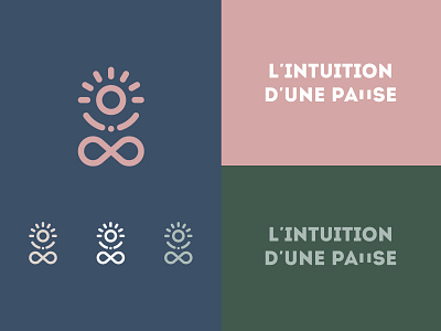 L'intuition d'une pause _ Brand Identity branding design graphic design identity illustration logo social media vector