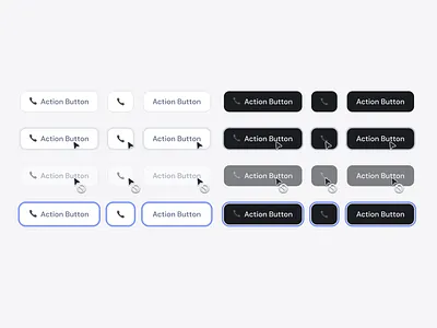 ✨Button Set✨ buttons component design product design senior pd set startup ui user interface web3