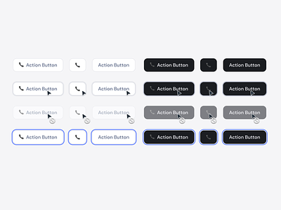 ✨Button Set✨ buttons component design product design senior pd set startup ui user interface web3