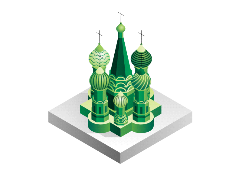 Moscow 2d after effects infographics