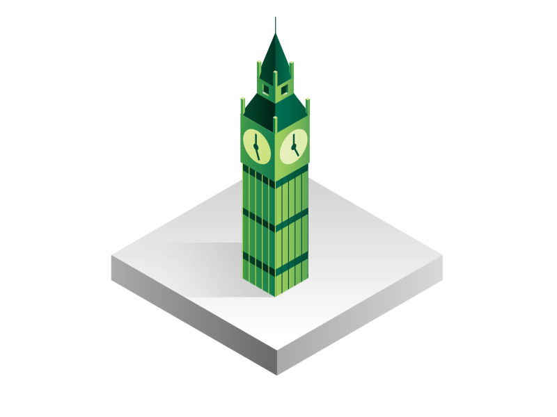 London 2d after effects infographics