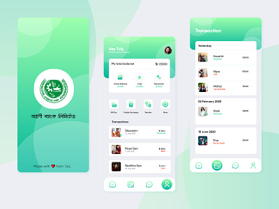 Agrani Bank Limited | Mobile App adobexd agrani bank limited agrani eaccount branding concept mobile app tuly dhar ui ui design