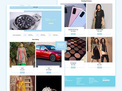 Kothin Sale web UI(Concept) adobe xd concept e commerce kothin sale landing page tuly dhar ui web