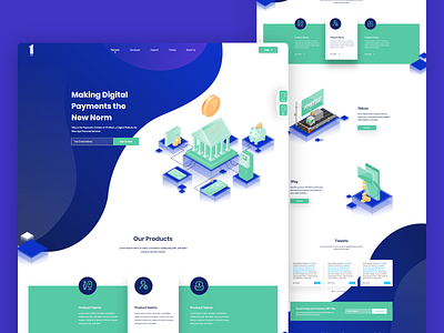 "1Pay" Redesign Concept adobe xd illustration payment payment method payment page redesign ui uidesign user interface design user interface ui website website concept website design