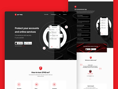 "2Fas" Redesign Concept adobe xd graphic design mobile ui redesign ui uidesign user interface design user interface ui web web design website concept website design