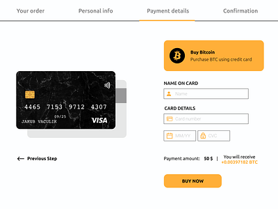 Credit card checkout - daily ui challenge checkout credit card checkout creditcard daily ui dailyui design ui ux