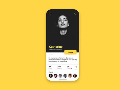 User profile - daily ui challenge