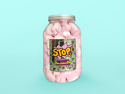 STOP! it´s Marshmallow Time 3d art artist branding characterdesign design diseño graphicdesign illustration logo packaging