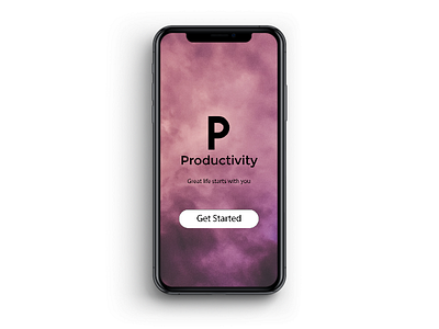 productivity app app branding design flat icon logo type typography ui vector