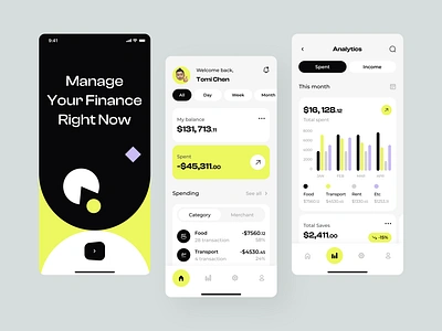 Manage your money app | Rippic analytics app bank category concept design figma finance fintech fireart fireart studio income management mobile app money profit spent ui ux web design