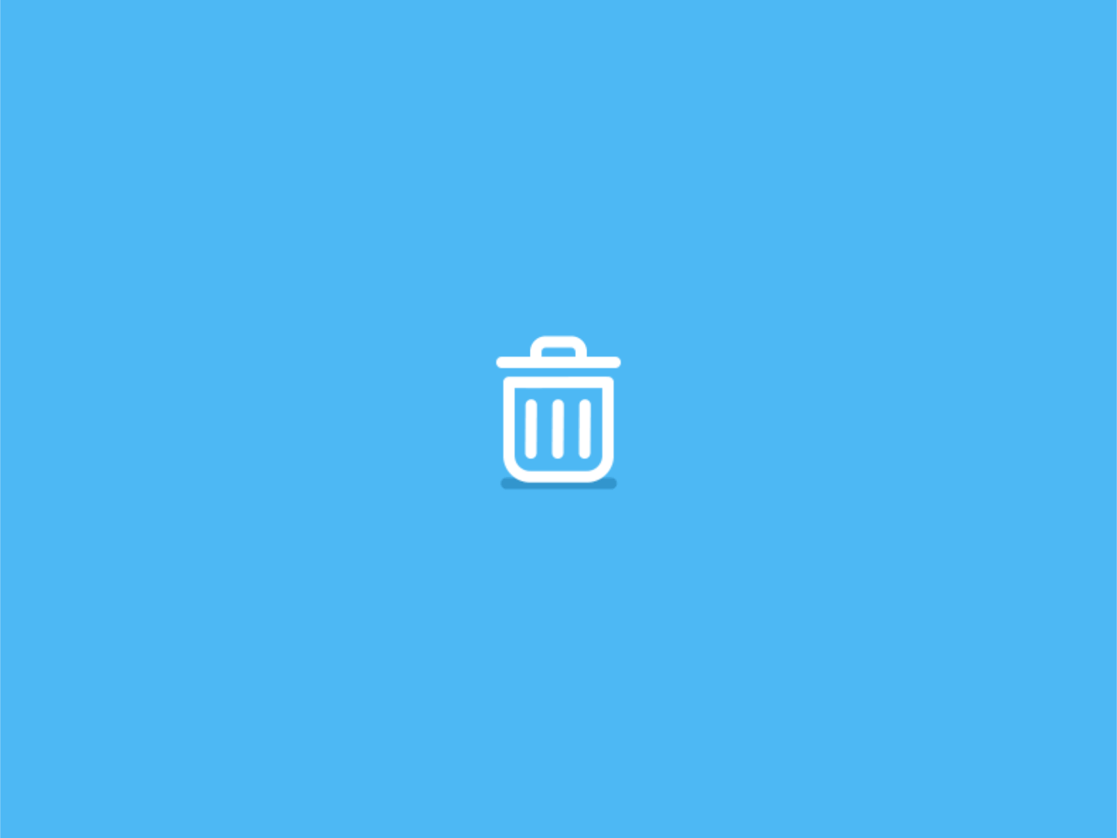 waste bin icon by BigOldWu on Dribbble