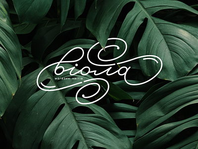 Flowers shop logo branding graphic design lettering logo logodesign typedesign typography vector