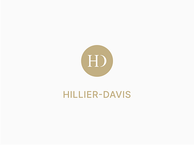 Hillier-Davis Logo Design brand brand identity branding character design font icon identity illustrator lettering logo monogram portfolio