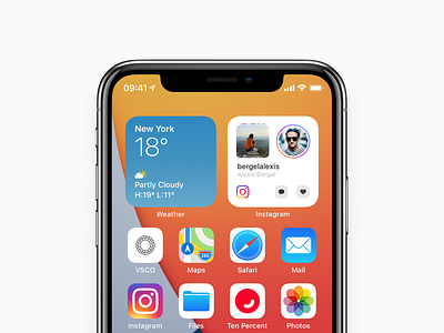 iOS 14 - Instagram Widget