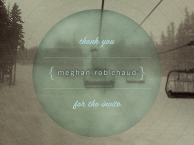 Thanks Meghan! meghan robichaud thank you thanks