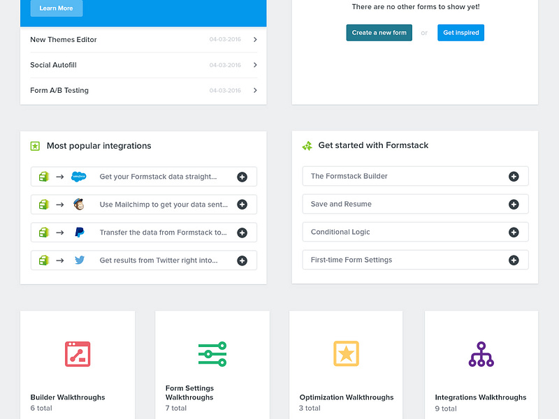 Dashboard Design by Jordy Arnoldussen for Formstack on Dribbble