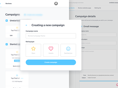 Campaign Interface branding dashboard email illustration landing mms register sms text message ui ux