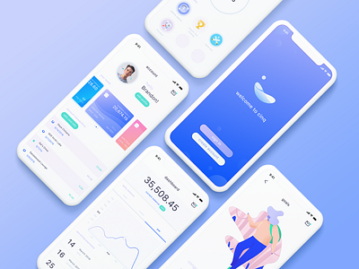 Proposal - Fintech Bank Account Management app bank bank app banking design fintech minimalism ui ux