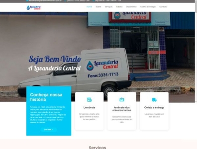 lavandeiraCentralrs brasil design esnieto lavanderia site snieto webdesig website websites