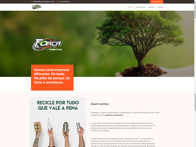 WEB SITE ambiental força site website