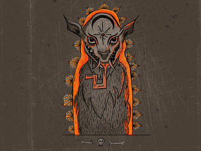 jackal art creepyillustration design illustration illustrator minimal