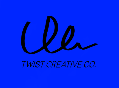 Twist Creative Co. Logo Draft blue brand identity branding branding concept branding design creative graphic design logo logo design logodesign logotype