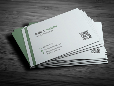 Modern Minimal Business Card Design