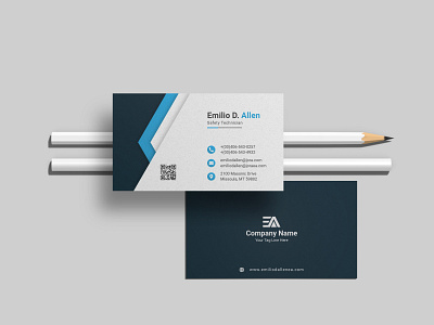 Modern Minimal Business Card Design