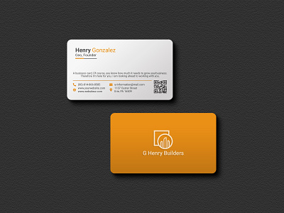 Professional business card Design