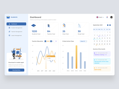 School Academic Dashboard