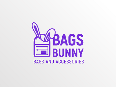 Bags Bunny bags brand branding bunny clothes design illustration logo style vector