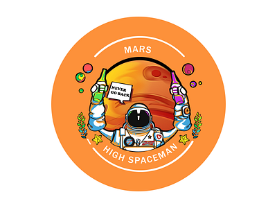 High Spaceman-MARS astronaut beer mars