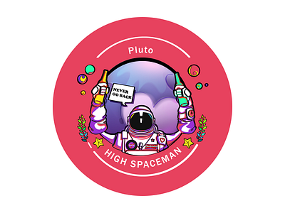 High Spaceman-PLUTO astronaut beer pluto