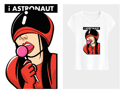 i ASTRONAUT T-shirt for girl astronaut girl t shirt