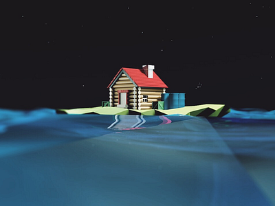 house on the ocean c4d house ocean