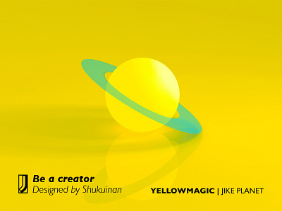 YELLOWMAGIC | JK PLANET c4d planet yellow