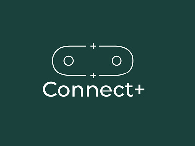 logo addition business logo connected connection creative logo minimalist modern design modern logo plus