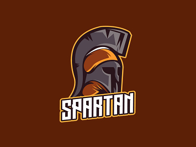 Spartan Logo Esport badge design element emblem esport game gaming graphic head icon illustration logo mascot shield spartan sport symbol team vector warrior