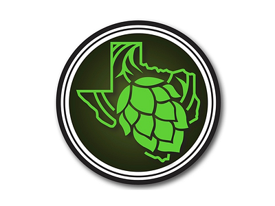 Texas hops logo adobe adobeillustrator beer hops illustrator logo logodesign