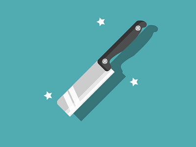 Knife illustration art design vector