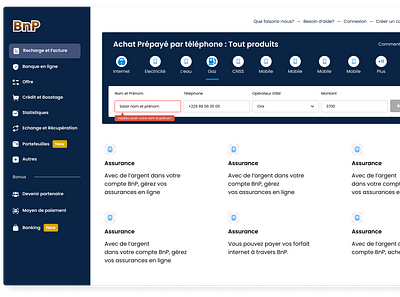 Easy online payment dashoard. app design ui ux web